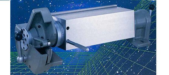 Electro magnetic chuck with sine-bar
